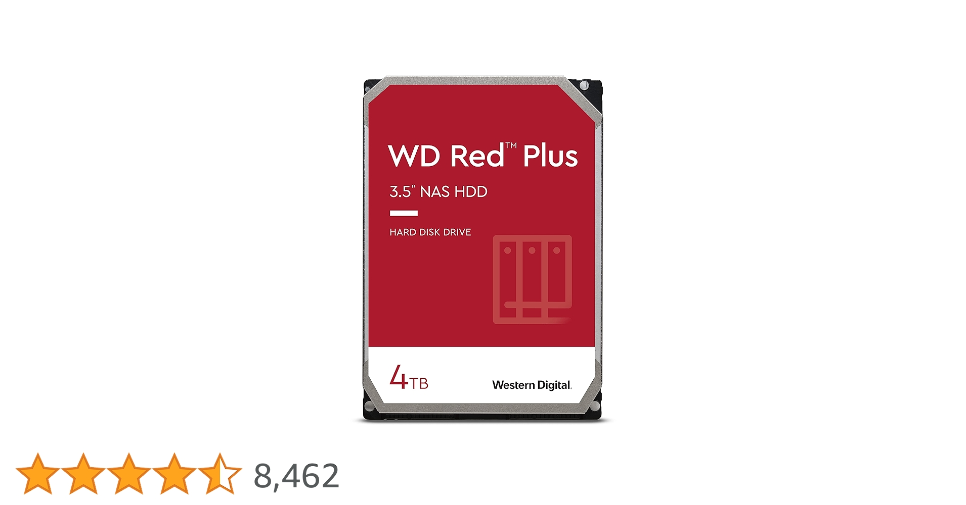 Western Digital WD40EFRX（3.5インチ HDD 4TB） Amazon.com: Western Digital 4TB WD Red Plus NAS Internal